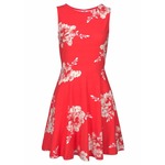 BEACH TIME Ljetna haljina svijetlocrvena / bijela