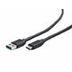 Gembird USB 3.0 AM to Type-C cable (AM CM), 3m, black