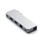 Satechi Aluminium Pro Hub Mini, 1xUSB4 96W, 1xHDMI 6K 60Hz, 2 x USB-A 3.0, 1xEthernet, 1xUSB-C, 1xAudio, Ezüst