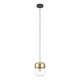 EGLO 900549 | Maryvilla Eglo visilice svjetiljka 1x E27 crno, bronca, prozirno