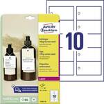 Avery-Zweckform T1001-10 etikete (A4) 90 x 50 mm kartonska kutija bijela 100 St. neljepljivo #####Anhänger-Etiketten