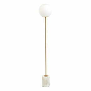 Podna lampa u bijelo-zlatnoj boji (visina 156 cm) Medina - Light &amp; Living