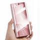 WEBHIDDENBRAND Onasi Clear View maskica Premium Soft za Samsung Galaxy A02s A025, roza