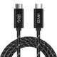 USB-C / USB4.0 Gen3 kabel 240 W 40 Gbps, 1 m (crni)