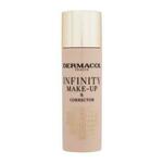 Dermacol Infinity Make-Up &amp; Corrector visokopokrivni puder i korektor 2u1 20 g Nijansa 02 beige