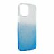 WEBHIDDENBRAND Bling maskica za iPhone 13 Pro, silikonska, sa šljokicama, srebrno-plava