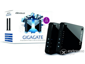Devolo GigaGate Starter Kit 5 port wifi bridge set