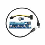 Gembird PCI-Express riser add-on card, PCI-ex 6-pin power connector GEM-RC-PCIEX-03 GEM-RC-PCIEX-03