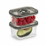 Posude za vakumiranje CASO DESIGN VacuBoxx Eco-Duo S, 0.5l, 2 komada