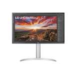 LG 27UP850-W monitor, IPS, 27", 16:9, 3840x2160, 60Hz/75Hz, pivot, USB-C, HDMI, Display port, USB, Touchscreen