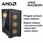 ADM stolno računalo Gaming High Range G146 Amd Ryzen 7 5800x, AMD Ryzen 7 5800X, 16GB RAM, 1TB SSD, AMD Radeon RX 7700 XT, Windows 10