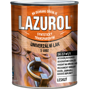Barvy a laky Hostivař Lazurol S1002 univerzalni sjajni lak 0
