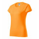 Majica kratkih rukava ženska BASIC 134 - XS,Mandarina