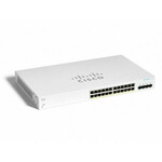 Cisco CBS220-24FP-4X , | Switch | 24x RJ45 1000Mb/s PoE, 4x SFP+, Desktop, Rack, 382W CBS220-24FP-4X-EU