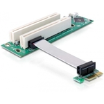 Kontroler Delock Riser Card PCIe x1 - 2x PCI 32bit, Riser adapter, PCIe x1, 12mj, (41341)