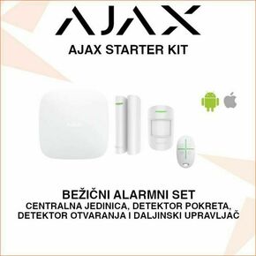 AJAX STARTER KIT - BEŽIČNI SMARTPHONE UPRAVLJIVI ALARMNI SET