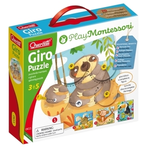 Quercetti: Montessori Giro puzzle set 4kom