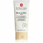 Erborian Milk &amp; Peel balzam za skidanje šminke i čišćenje za sjaj i zaglađivanje kože lica 75 ml