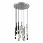 LED viseća svjetiljka u srebrnoj boji sa staklenim sjenilom ø 50 cm Lucent – Trio Select