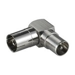 Adapter antenski IEC (m) na antenski IEC (ž) kutni Goobay bulk
