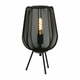 Crna stolna lampa (visina 45 cm) Plumeria - Light &amp; Living