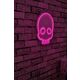 Ukrasna plastična LED rasvjeta, Skull - Pink
