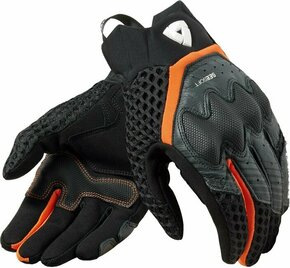 Rev'it! Gloves Veloz Black/Orange 2XL Rukavice