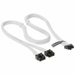 Seasonic 12VHPWR PCIe 5.0 Adapter Kabel - white
