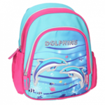 Spirit: Delfini zaobljena školska torba, ruksak 24x13x31cm