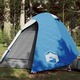 vidaXL Šator za kampiranje za 2 osobe plavi 254x135x112 cm taft 185T
