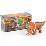 Triceratops dinosaur figura sa svijetlom