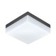 EGLO 94872 | Sonella Eglo zidna, stropne svjetiljke svjetiljka oblik cigle 1x LED 820lm 3000K IP44 antracit, bijelo