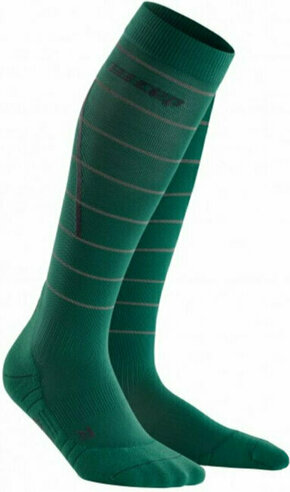 CEP WP50GZ Compression Tall Socks Reflective Green V Čarape za trčanje