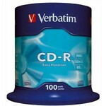 Medij CD-R VERBATIM 43411, 80min, 52x, spindle 100 komada