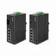 Planet Industrial 5-Port (4x 100Mbps RJ45 PoE ports 1x 100mbps FX slot) Switch (-40~75C) Unmanaged, PLT-ISW-514PTF