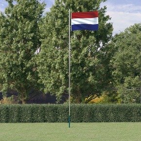 VidaXL Nizozemska zastava i jarbol 6
