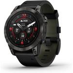 Garmin Epix Pro Gen2 Carbon Gray DLC Black Leather Band 47mm pametni sat