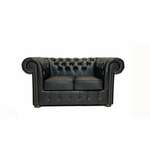 Chesterfield Dvosjed Class Leather | 2-sjedišta | Shiny Black