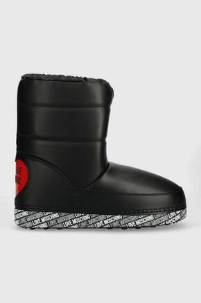 Love Moschino Čizme za snijeg svijetlo crvena / crna