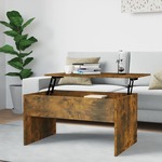 Stolić za kavu boja hrasta 80x50 5x41 5 cm konstruirano drvo