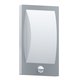 EGLO 97238 | Verres Eglo zidna svjetiljka sa senzorom 1x E27 IP44 plemeniti čelik, čelik sivo, bijelo