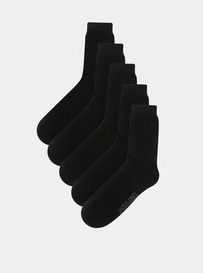 Jack &amp; Jones - Sokne (4-pack) - crna. Sokne iz kolekcije Jack &amp; Jones. Model izrađen od elastičnog materijala. U setu četiri para.