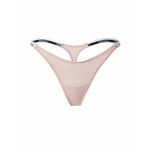 Calvin Klein Underwear Tanga gaćice svijetlosiva / rosé / crna / bijela