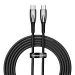 USB-C kabel za USB-C Baseus Glimmer Series, 100 W, 2 m (crni)
