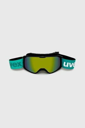 UVEX Xcitd Black Mat Mirror Green/CV Orange Skijaške naočale