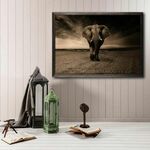 Drvena uokvirena slika, Strong Elephant