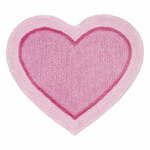 Rozi dječji tepih u obliku srca Catherine Lansfield Heart, 50 x 80 cm