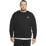 Nike Club Crew Mens Fleece Black/White M Dukserica za fitnes