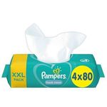 Pampers XXL Fresh Clean hidratantne maramice, 4x80 komada