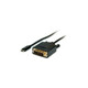 Roline VALUE USB-C - DVI kabel, M/M, 1.0m, crni 11.99.5831-10